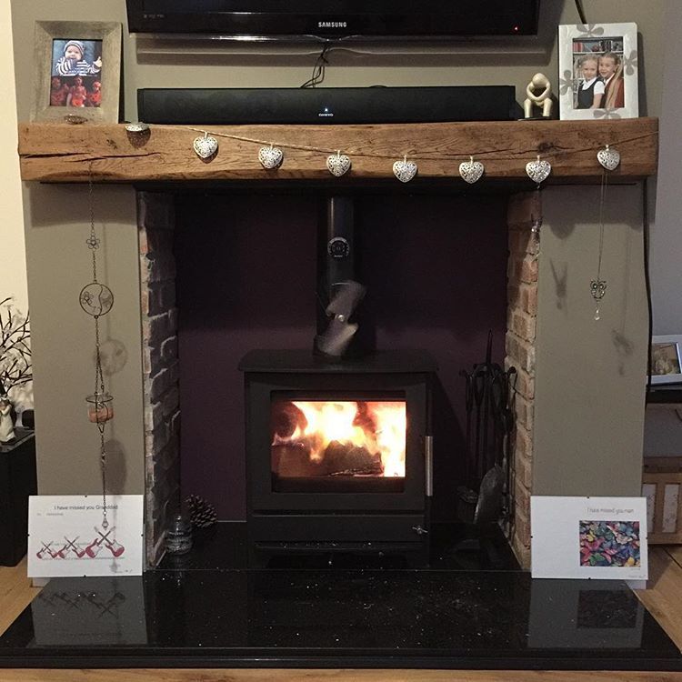 Log burner installed by Cottage Stoves Wirral