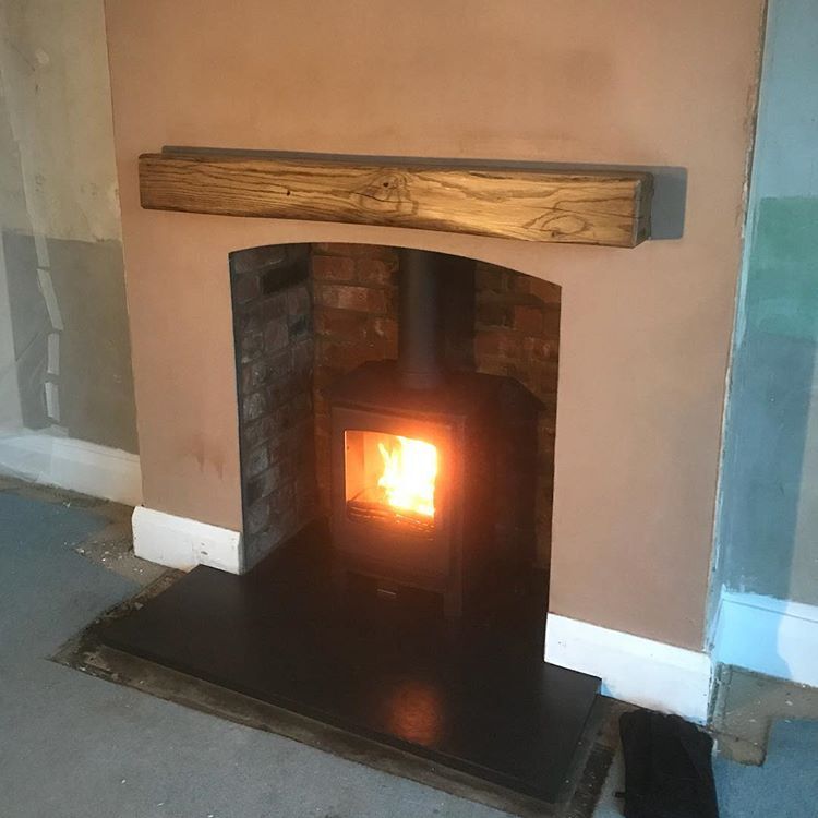 Log burner installed by Cottage Stoves Wirral