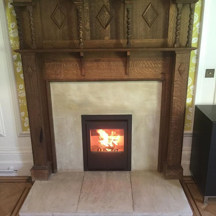 Log burner installed by Cottage Stoves Wirral