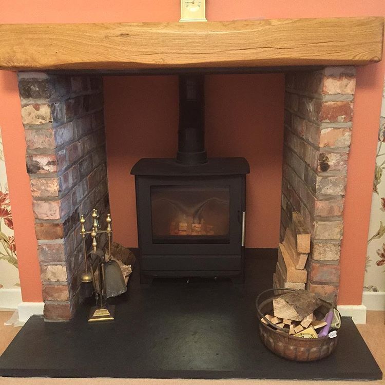 Log burner installed by Cottage Stoves Wirral