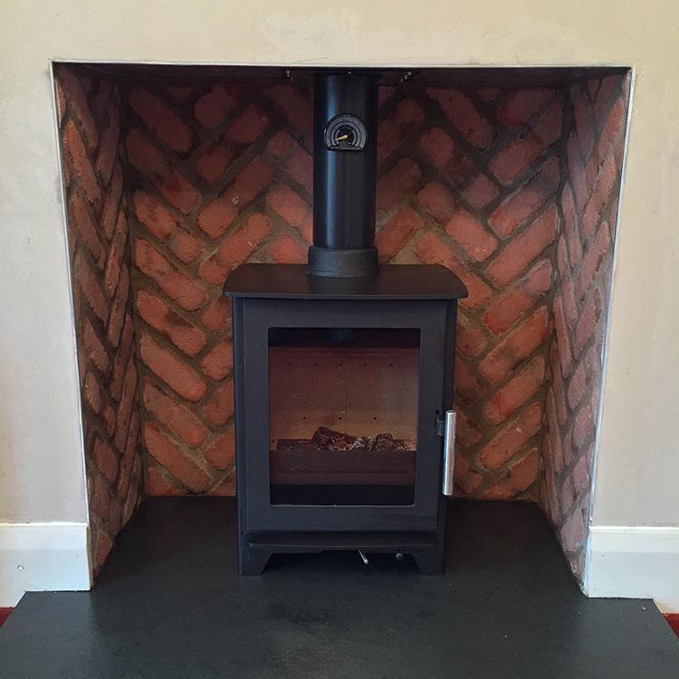 Log burner installed by Cottage Stoves Wirral