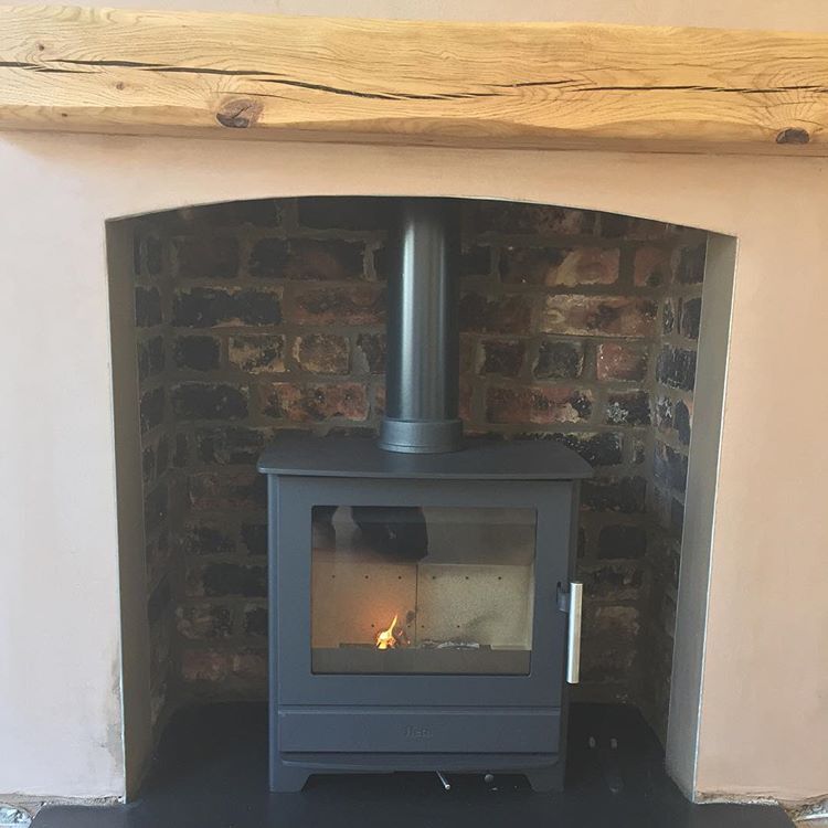 Log burner installed by Cottage Stoves Wirral
